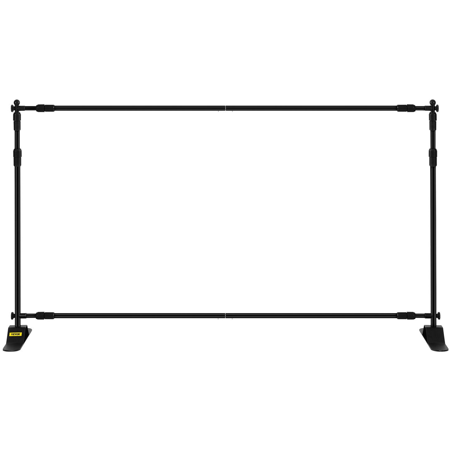 Step-and-Repeat-Hintergrundbannerständer (243,8 x 243,8 cm – 304,8 x 243,8 cm), höhen- und breitenverstellbar, teleskopierbar, mit Tragetasche