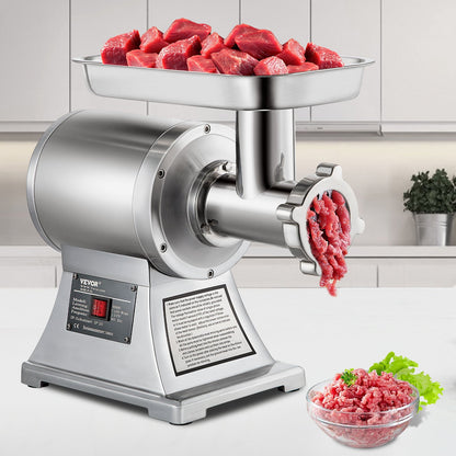 8500W Commercial Stainless Steel 204.1 kg Meat Grinder Cutter Blade Plate Sausage Stuffer