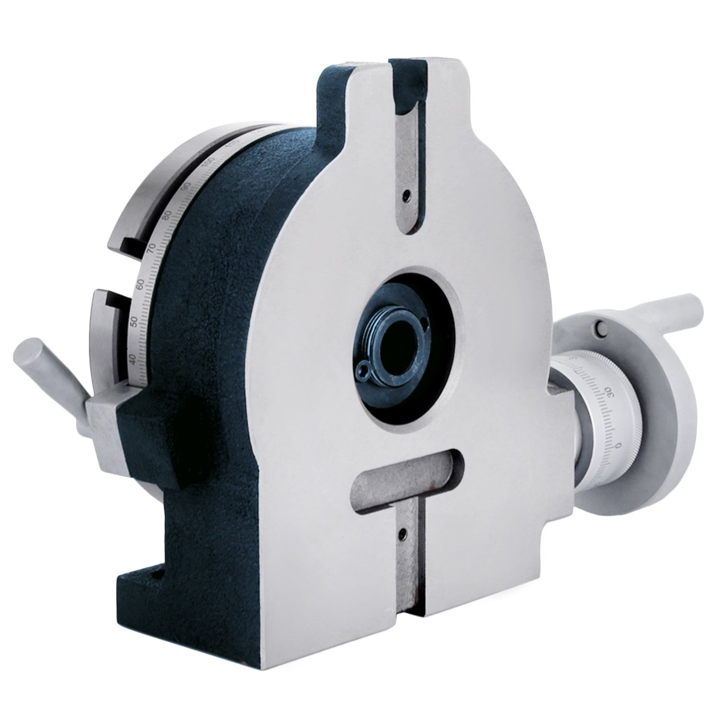 150 mm/5,9 Zoll Vertikal- und Horizontal-Drehtisch, 150 mm Teilkopf-Runddrehtisch, Fräsmaschinen-Indexsystem mit verstellbarer Schraube, 5,9-Zoll-Teilplatten-Indexsystem