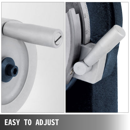 150 mm/5,9 Zoll Vertikal- und Horizontal-Drehtisch, 150 mm Teilkopf-Runddrehtisch, Fräsmaschinen-Indexsystem mit verstellbarer Schraube, 5,9-Zoll-Teilplatten-Indexsystem