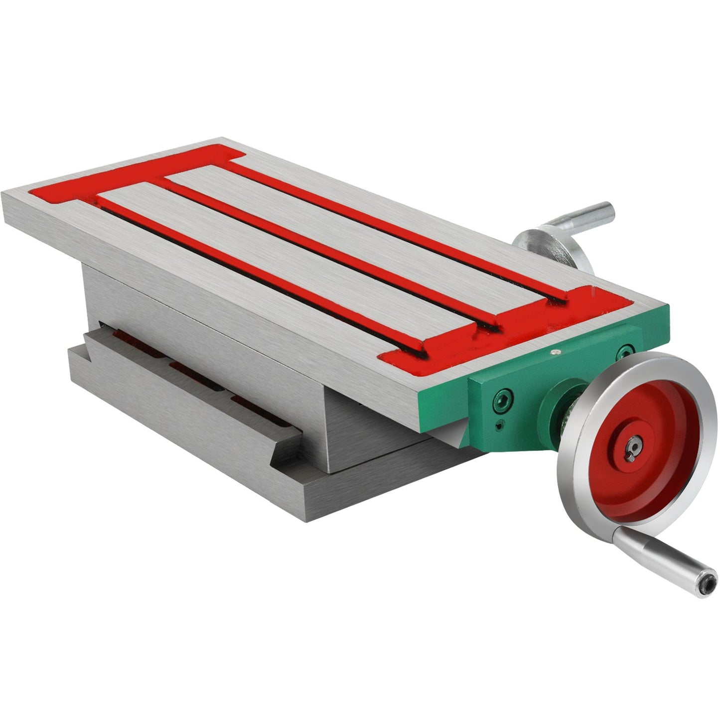 Milling Table 17.7×6.7Inch (450 x 170 mm) Compound Slide Milling Table 30KG Multifunction Worktable Cross Milling Machine Compound 2 Axis 4 Ways for All Drill Stands Bench Drilling Milling Machine