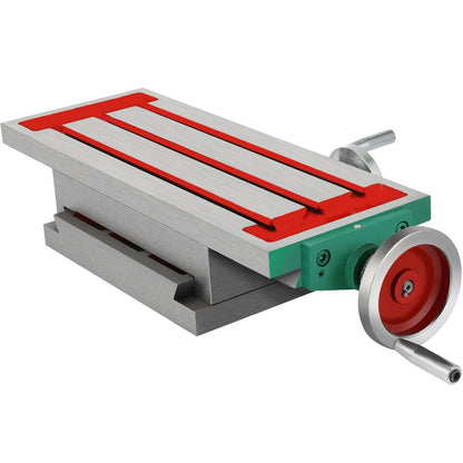 Milling Table 17.7×6.7Inch (450 x 170 mm) Compound Slide Milling Table 30KG Multifunction Worktable Cross Milling Machine Compound 2 Axis 4 Ways for All Drill Stands Bench Drilling Milling Machine
