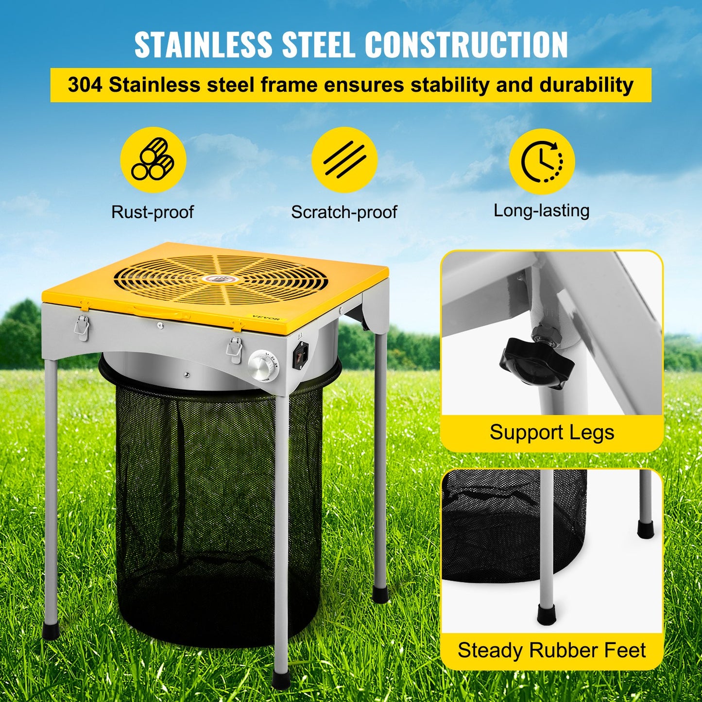 45,7 cm Tisch-Hydroponik-Elektro-Blattknospentrimmer mit 3 Geschwindigkeiten und 6 Ersatzklingen