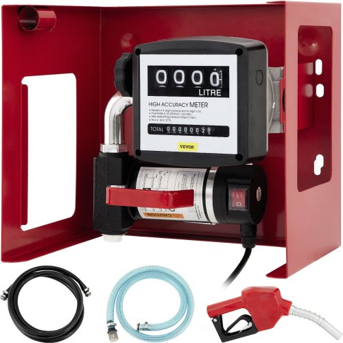 40-Liter-Dieselpumpe, Heizölpumpe, 300-W-selbstansaugende Ölpumpe, Ölsaugpumpe, selbstansaugend, Dieselkraftstoff-Förderpumpe, automatische Zählerpumpe