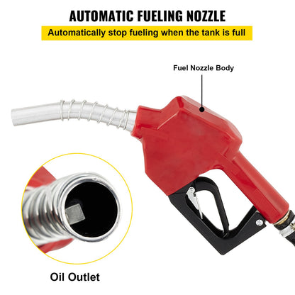 40-Liter-Dieselpumpe, Heizölpumpe, 300-W-selbstansaugende Ölpumpe, Ölsaugpumpe, selbstansaugend, Dieselkraftstoff-Förderpumpe, automatische Zählerpumpe