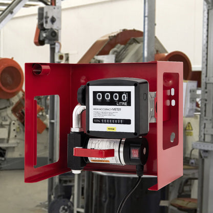 40-Liter-Dieselpumpe, Heizölpumpe, 300-W-selbstansaugende Ölpumpe, Ölsaugpumpe, selbstansaugend, Dieselkraftstoff-Förderpumpe, automatische Zählerpumpe