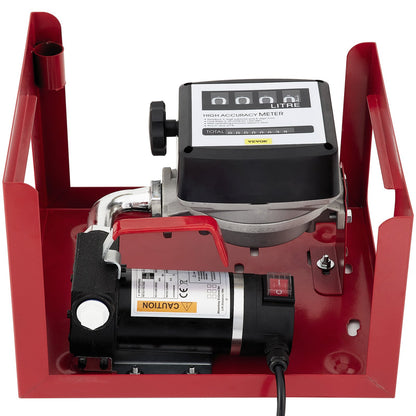 40-Liter-Dieselpumpe, Heizölpumpe, 300-W-selbstansaugende Ölpumpe, Ölsaugpumpe, selbstansaugend, Dieselkraftstoff-Förderpumpe, automatische Zählerpumpe