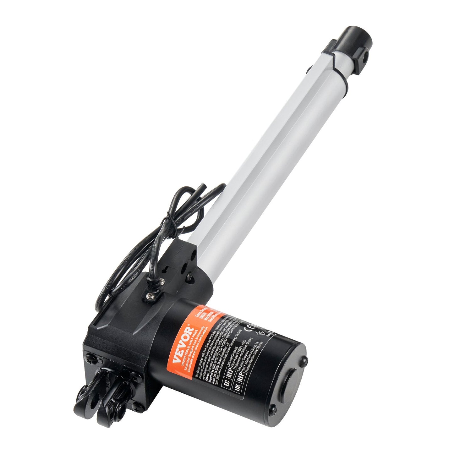 24-V-Linearaktuator-Kit, 25,4 cm, 2,5 cm/s, 99,8 kg/1000 N, Schutzart IP44