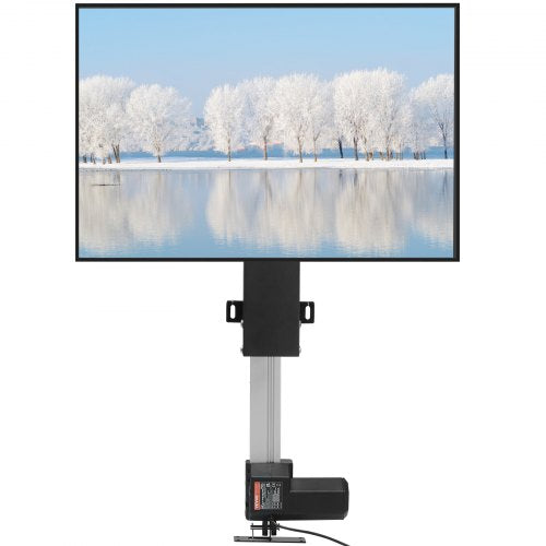 Motorized TV Lift Stroke Length 50.8 cm Motorized TV Mount Fit for 71.1–81.3 cm TV Lift with Remote Control Height Adjustable Load Capacity 59.9 kg Wireless Remote Control