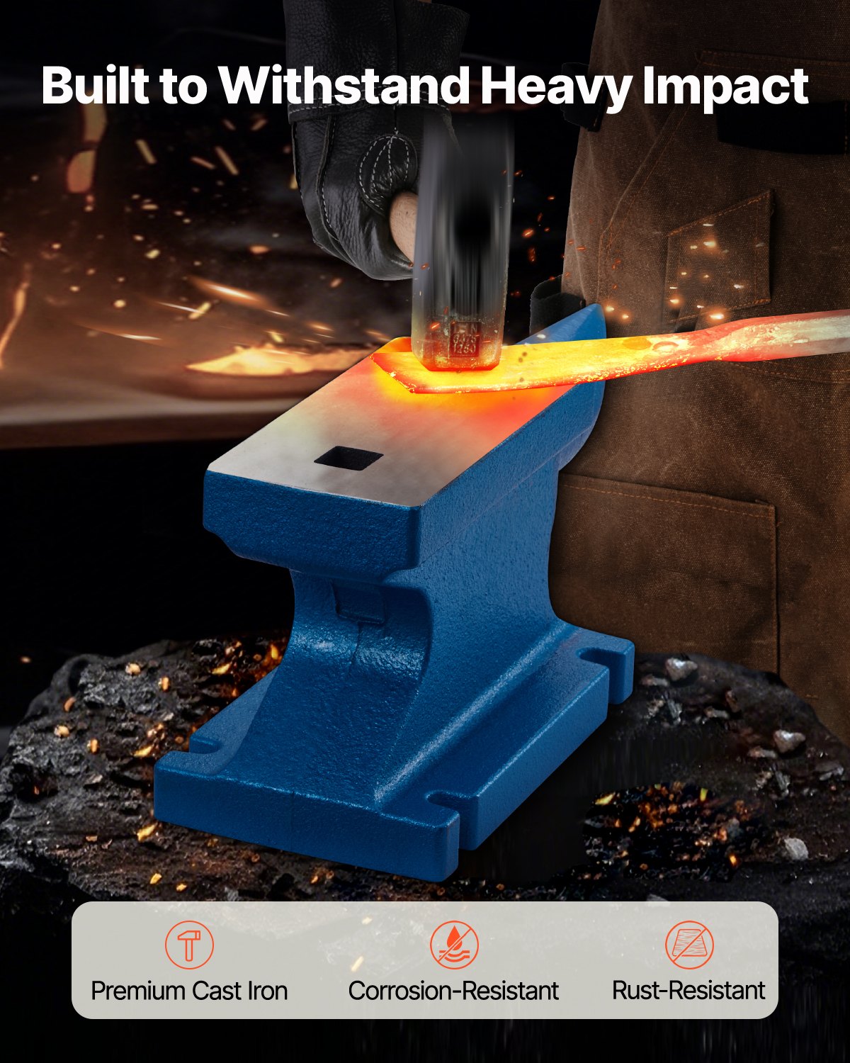 Einhorn-Amboss, 25 kg, Gusseisen-Amboss, robust und schlagfest, Schmiedewerkzeug für Juweliere und Metallhandwerker, zu verkaufen. Schmiedewerkzeuge und -ausrüstung.