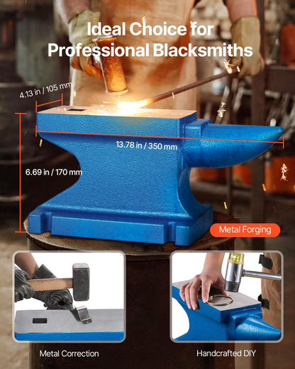 Einhorn-Amboss, 25 kg, Gusseisen-Amboss, robust und schlagfest, Schmiedewerkzeug für Juweliere und Metallhandwerker, zu verkaufen. Schmiedewerkzeuge und -ausrüstung.