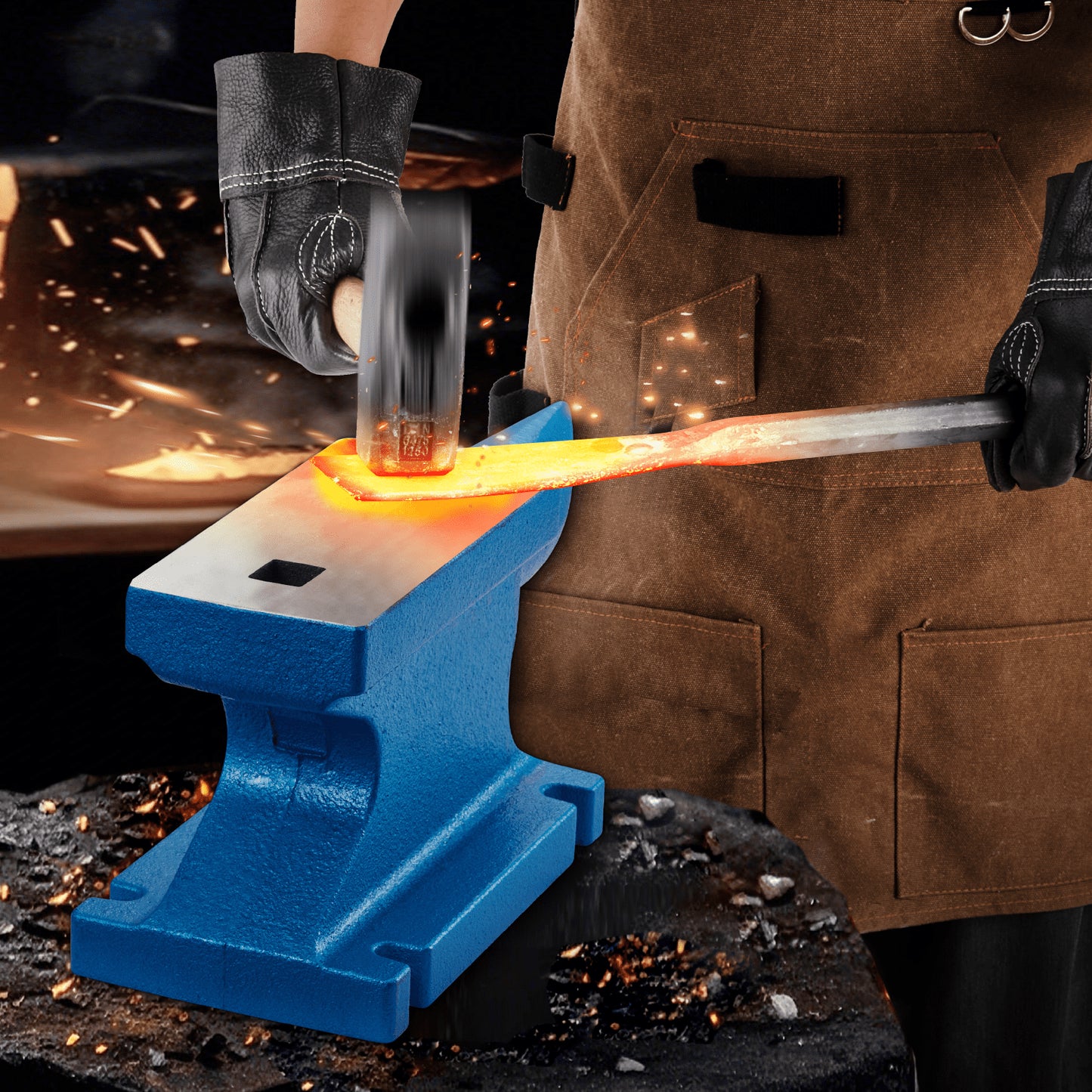 Einhorn-Amboss, 25 kg, Gusseisen-Amboss, robust und schlagfest, Schmiedewerkzeug für Juweliere und Metallhandwerker, zu verkaufen. Schmiedewerkzeuge und -ausrüstung.