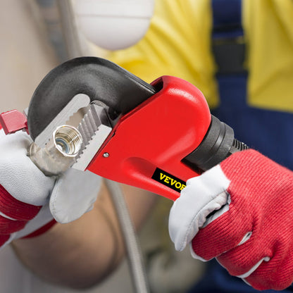 Rohrzange, 130 cm, robuste, gerade Rohrzange aus Gusseisen, verstellbares Klempnerwerkzeug für Reparatur und Installation von Waschbeckenarmaturen, Toilettenbecken, Badezimmer- und Küchenabflüssen