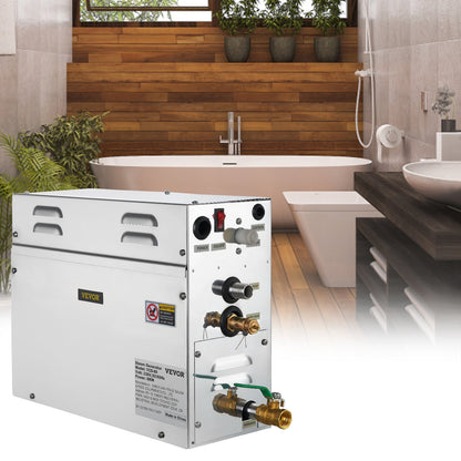 6-kW-Sauna-Dampfgenerator mit LED-Digitalanzeige und Zeitschaltuhr für den Heim-Spa-Bereich