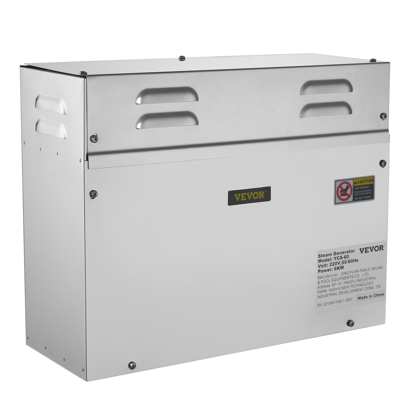 6-kW-Sauna-Dampfgenerator mit LED-Digitalanzeige und Zeitschaltuhr für den Heim-Spa-Bereich