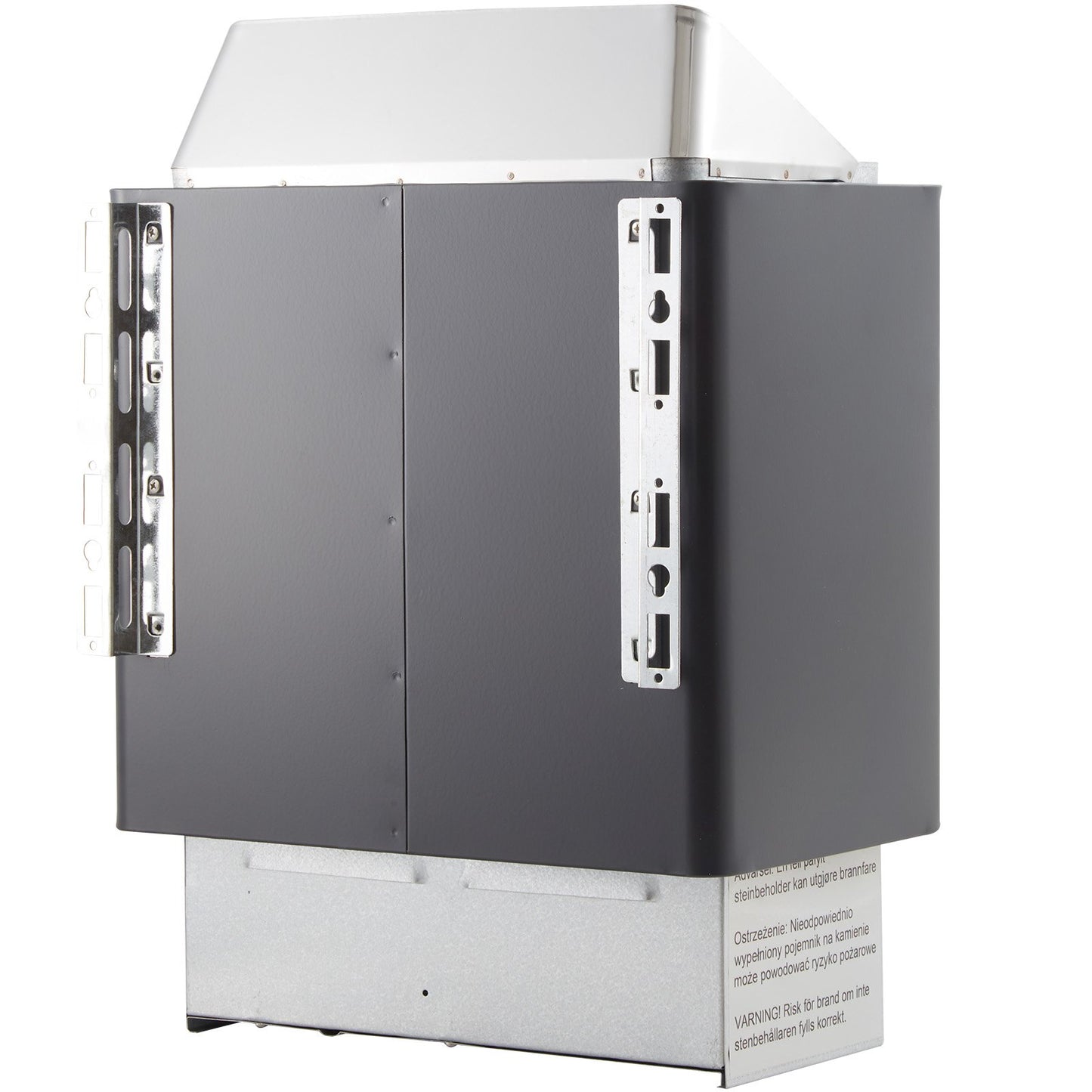 9-kW-Elektro-Saunaofen mit externer Steuerung, Edelstahl, für Räume von 9–13 m³