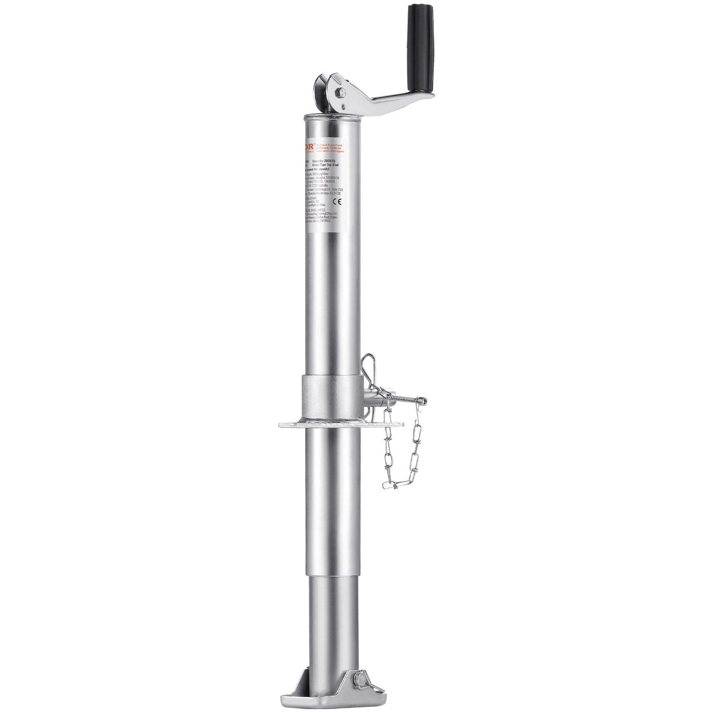 A Frame Trailer Jack Bolt on Trailer Tongue Jack 2000 lbs 14.2" Travel