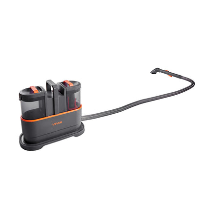 Teppichreinigungsgerät, 1,5-Liter-Frischwassertank &amp; 0,8-Liter-Schmutzwassertank, tragbarer Polsterreiniger, 11,5 kPa Hand-Möbelreinigungsgerät, Flecken- und Tiefenreiniger für Teppiche, Sofas und Autos