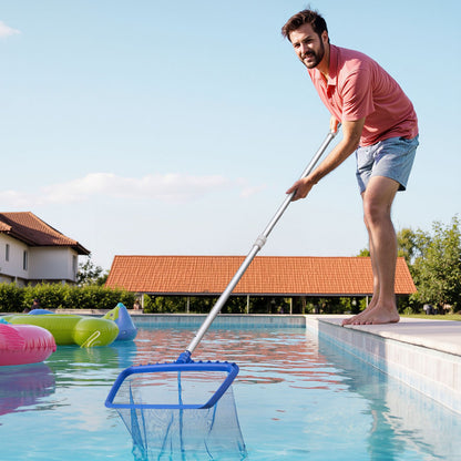 Poolstange, 1 bis 3,65 mm Teleskopstange zur Poolreinigung, professionelle verstellbare Teleskopstange mit Verlängerungsstange, robuster Reinigungsstab für Skimmer, Kescher, Bürste und Saugkopf