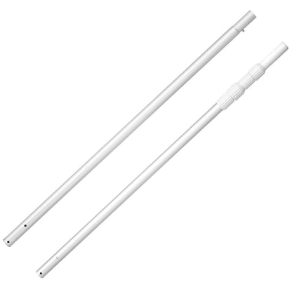 Poolstange, 1 bis 3,65 mm Teleskopstange zur Poolreinigung, professionelle verstellbare Teleskopstange mit Verlängerungsstange, robuster Reinigungsstab für Skimmer, Kescher, Bürste und Saugkopf