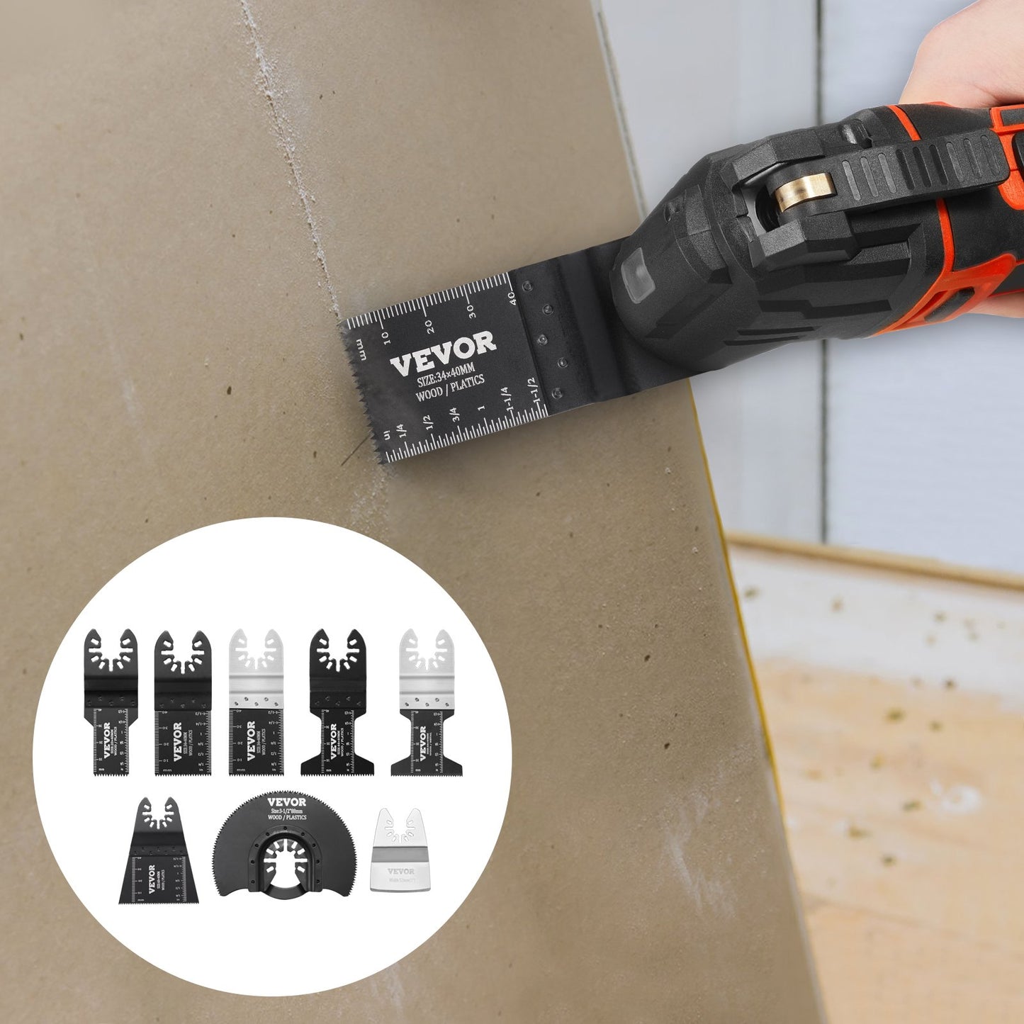 30PCS Multi Tool Blades Kits 8 Types Fit Dewalt Bosch Hitachi Chicago