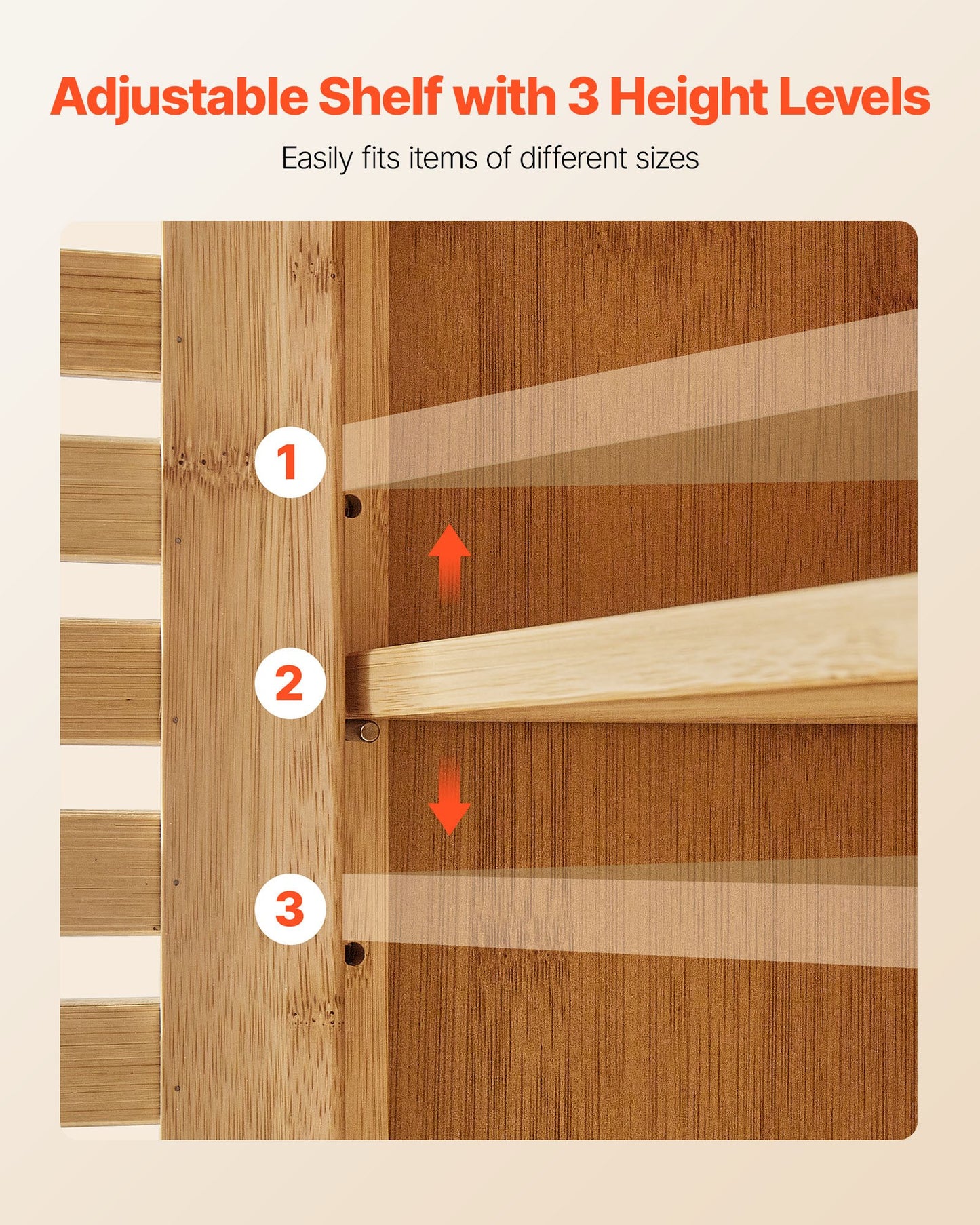 Badezimmer-Wandschrank mit 2 Türen und verstellbarem Einlegeboden in 3 Höhenstufen, Wandmontierter Medizinschrank über der Toilette, Hängeorganizer mit Regalen für Waschküche, Küche und WC
