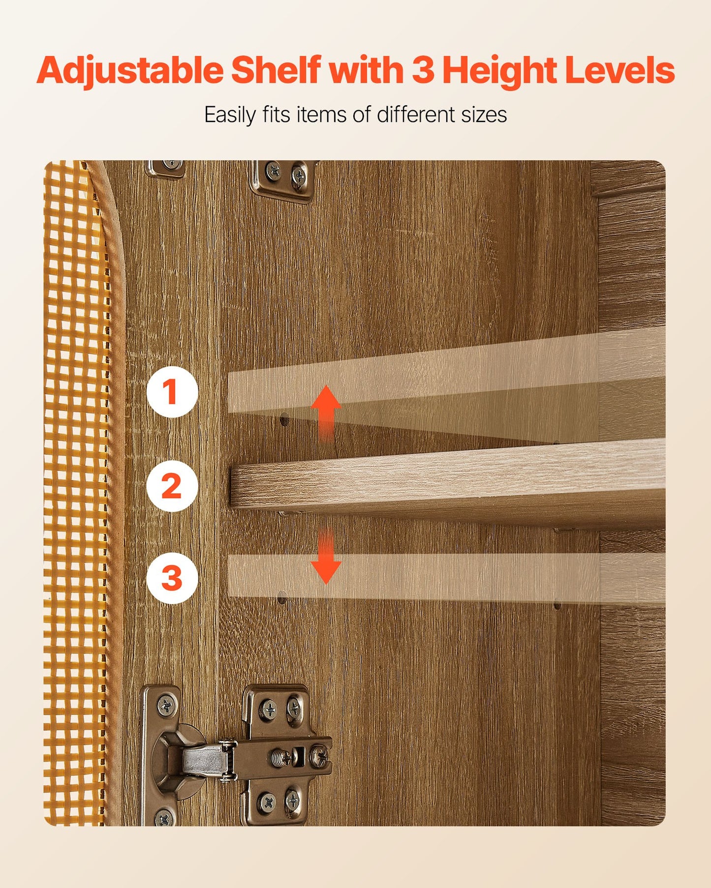 Bathroom Wall Cabinet, with 2 Doors and Adjustable Shelf, Over the Toilet Storage Medicine Cabinet Wall Mounted, Hanging Organizer with Shelves & Open Partition for Laundry Room Kitchen Restroom