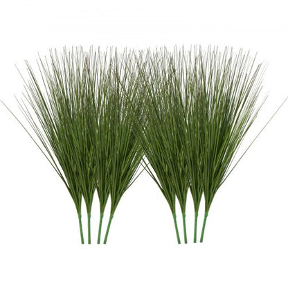 Künstliches Gras, 686 mm, künstliches Zwiebelgras, künstliches Grün, Sträucher, Premium-PVC für drinnen und draußen, Haus, Garten, Büro, Zimmerdekoration, Einweihungsgeschenk, 8er-Packung, Grün