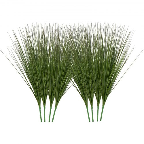 Künstliches Gras, 686 mm, künstliches Zwiebelgras, künstliches Grün, Sträucher, Premium-PVC für drinnen und draußen, Haus, Garten, Büro, Zimmerdekoration, Einweihungsgeschenk, 8er-Packung, Grün