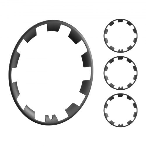 Radkappen, 20 Zoll, passend für Ford Model Y, mit Schnappverschluss, Schutzband und Ventilbohrung, aus ABS und Polycarbonat mit verbesserter Schnalle, hohe Stabilität und geringerer Luftwiderstand, für alle Wetterbedingungen geeignet