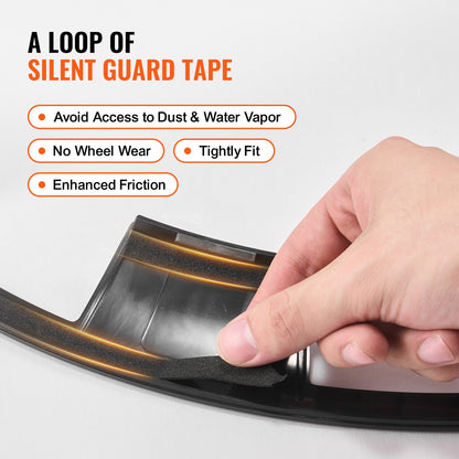 Radkappen, 20 Zoll, passend für Ford Model Y, mit Schnappverschluss, Schutzband und Ventilbohrung, aus ABS und Polycarbonat mit verbesserter Schnalle, hohe Stabilität und geringerer Luftwiderstand, für alle Wetterbedingungen geeignet