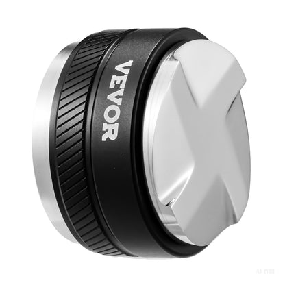 Coffee Distributor 53mm, 2-in-1 Adjustable Espresso Distributor with Fan-Shaped Base, Coffee Distributor 304 Stainless Steel with Easy-to-Disassemble Design