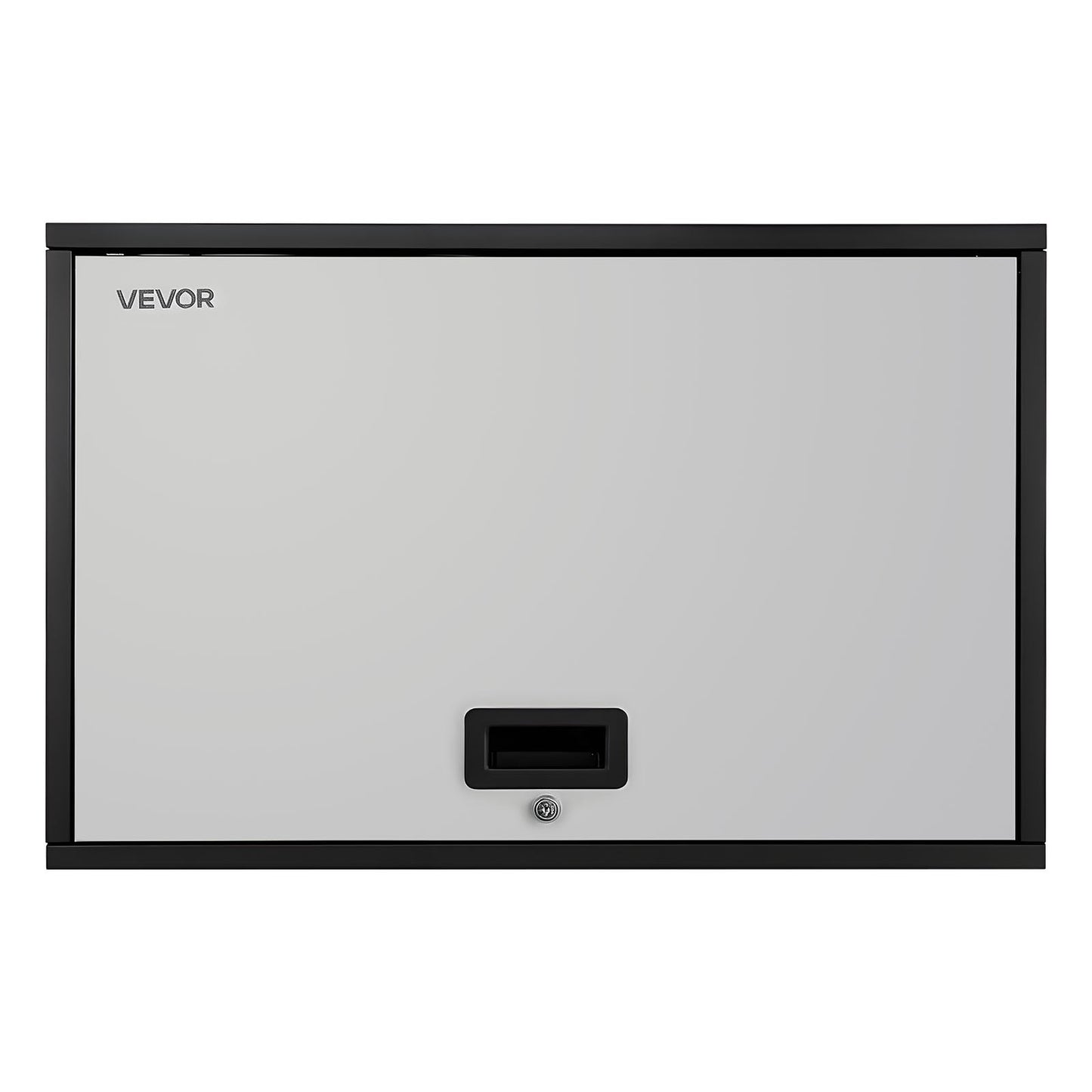 Metal Wall Cabinet, 77W x 30.5D x 50H cm, Floating Garage Tool Cabinet with Up-Flip Door and Shelf, 108.9 kg Load Capacity, Fit for Garage, Basement, Kitchen, Warehouse Assembly Required