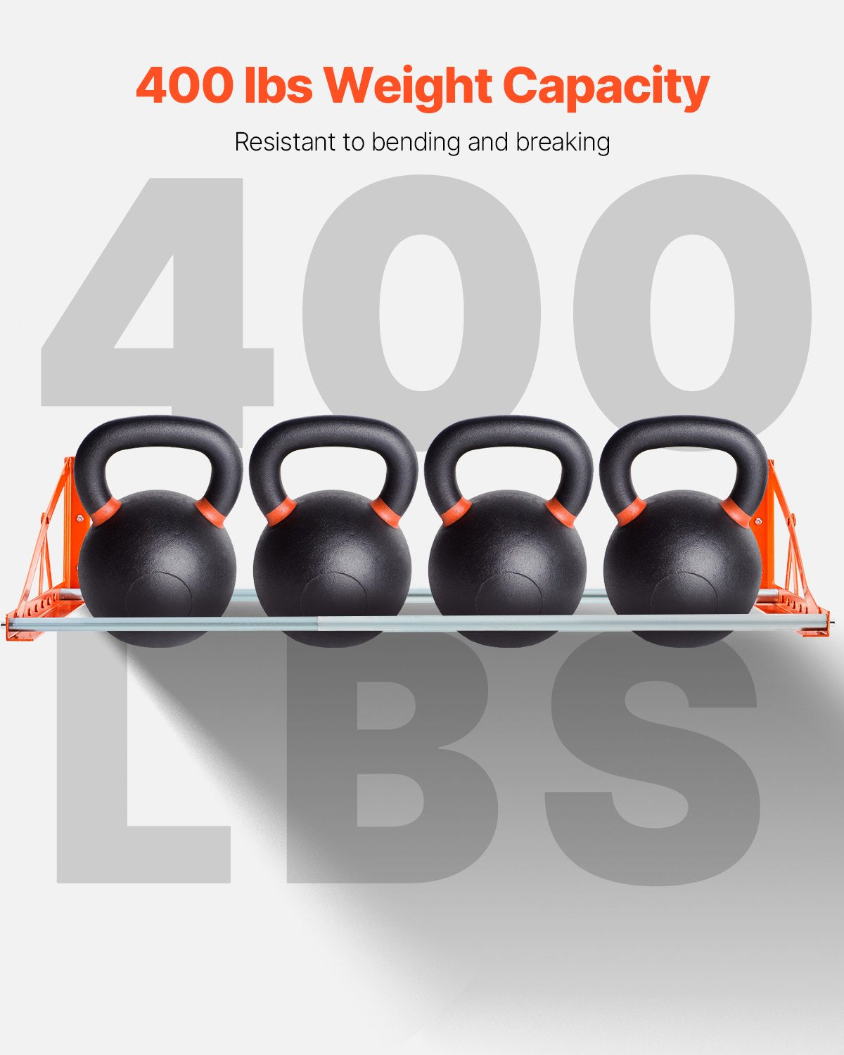 Wall Mounted Tire Rack, 31" - 56" Adjustable Tire Rack, Q235 Heavy-Duty Steel Tire Storage Rack for R14-R20 inch Standard Tires, Max 400lbs Load Capacity, Ideal for Garage Workshop Repair Shop