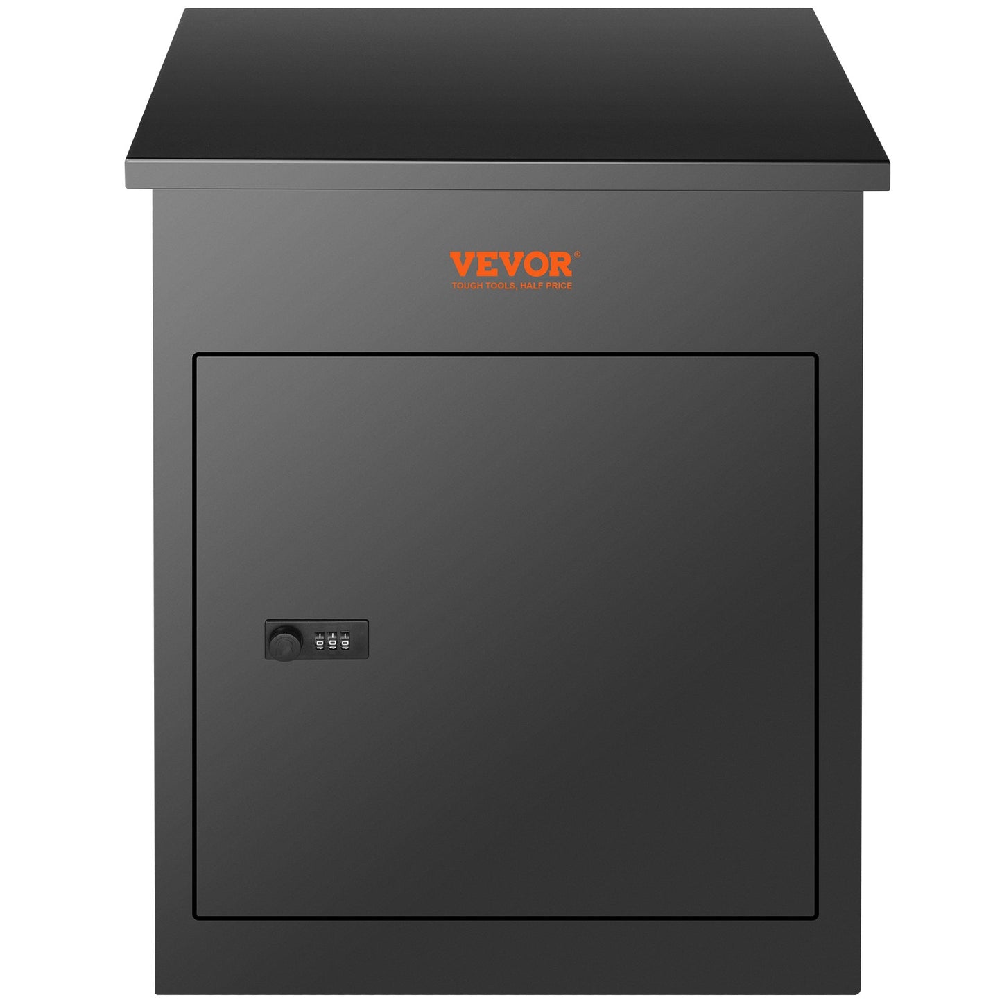 Briefkästen für den Außenbereich, 44 x 35 x 58 cm, verzinkter Stahl, Paketzustellboxen für den Außenbereich mit Zahlenschloss, Diebstahlsicherung, wasserdicht (IPX3) für Pakete zur Verwendung auf der Veranda oder am Straßenrand