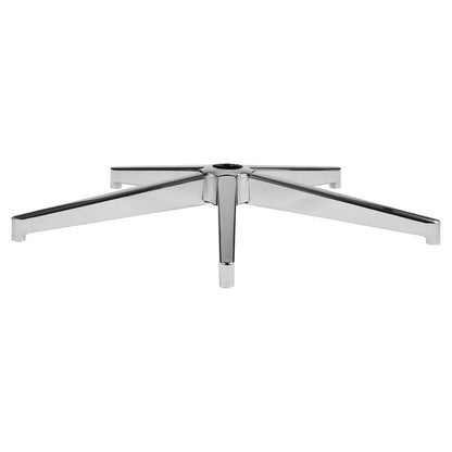 Office Chair Base Replacement, 28", 2500 lbs Static Load Capacity, Heavy Duty Universal Computer Desk Chair Stool Base Part with Reinforced Metal Legs, Desk Chair Base Replacement Parts, Silver