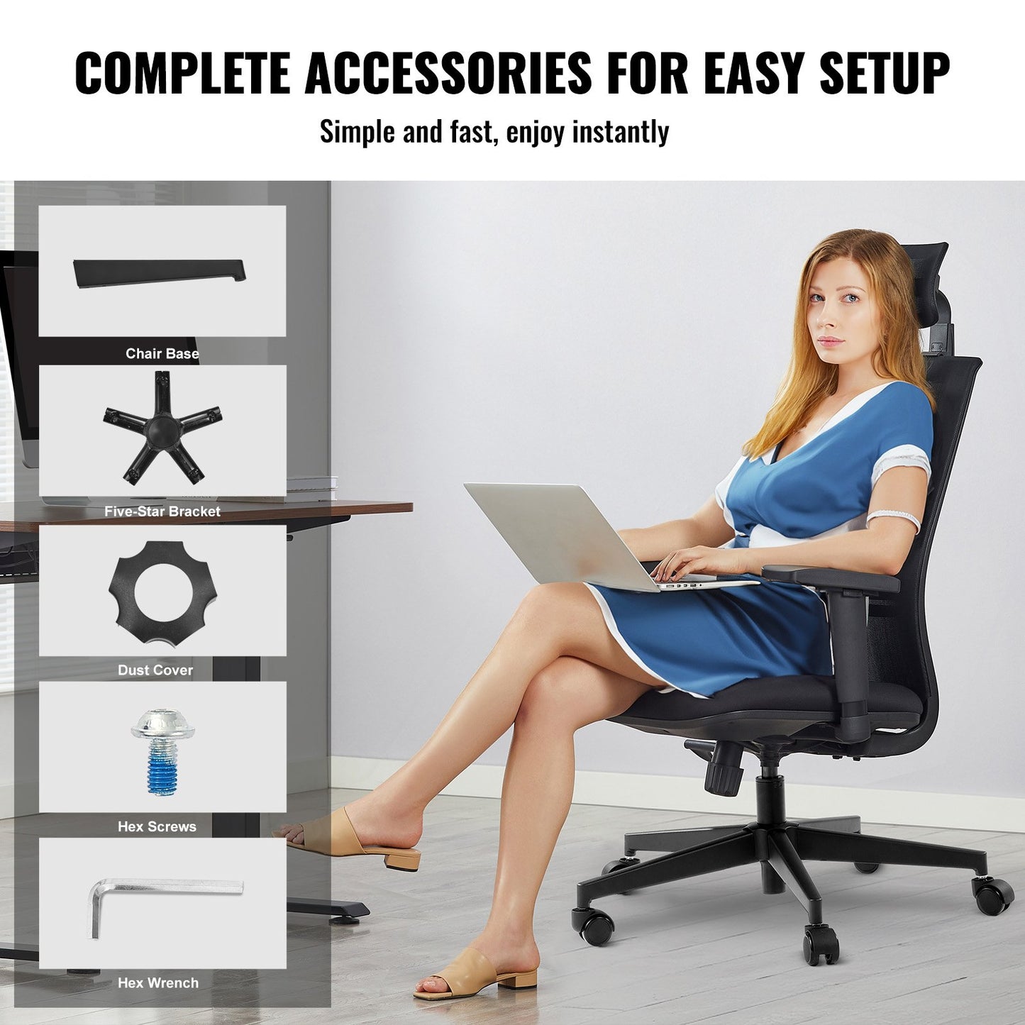 Office Chair Base Replacement 71.1 cm Heavy Duty Metal Stool Base 1134 kg