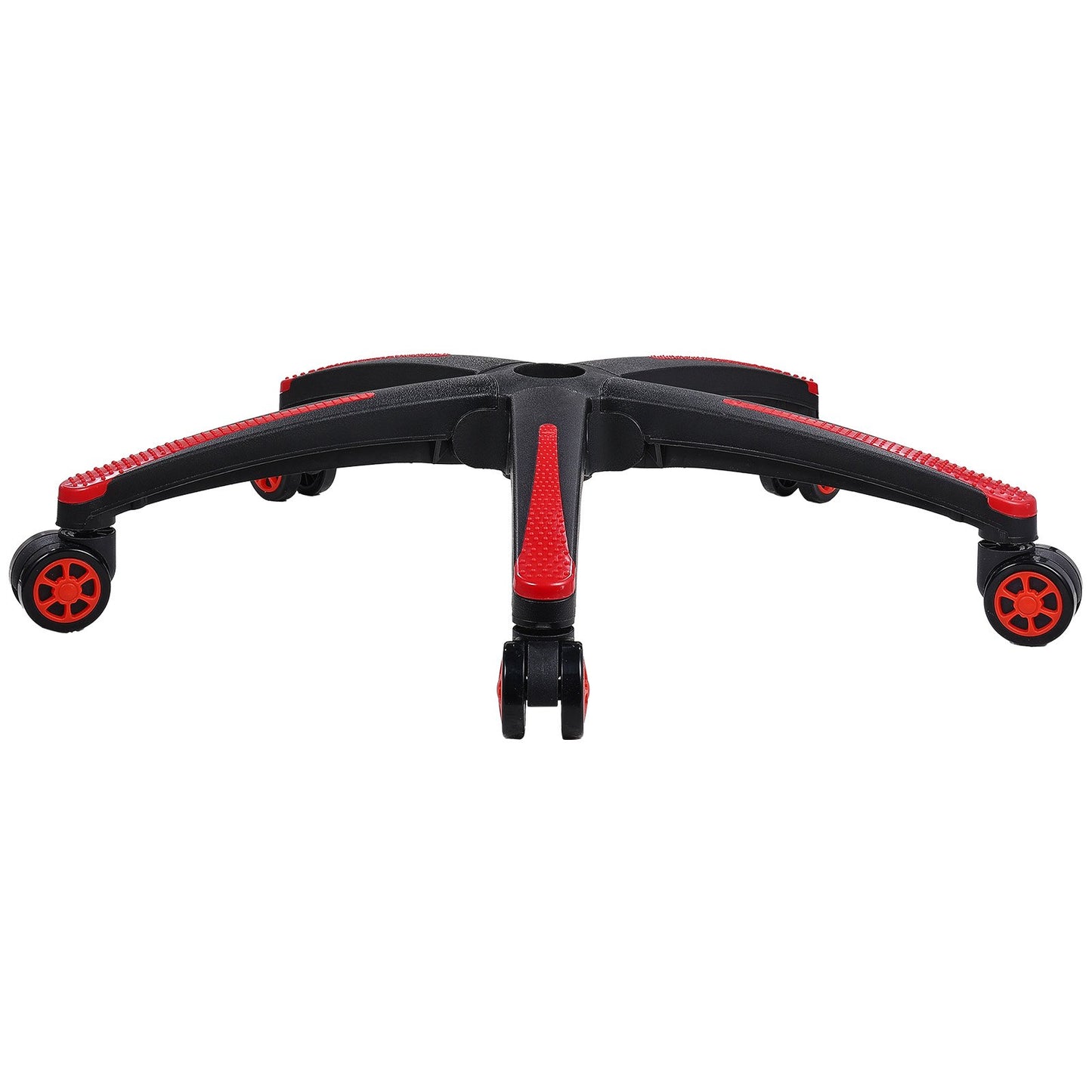Office Chair Base Replacement, 28", 2500 lbs Static Load, Heavy Duty Universal Computer Desk Chair Stool Base Part with 5 Casters and Reinforced Legs, Desk Chair Base Replacement, Black + Red
