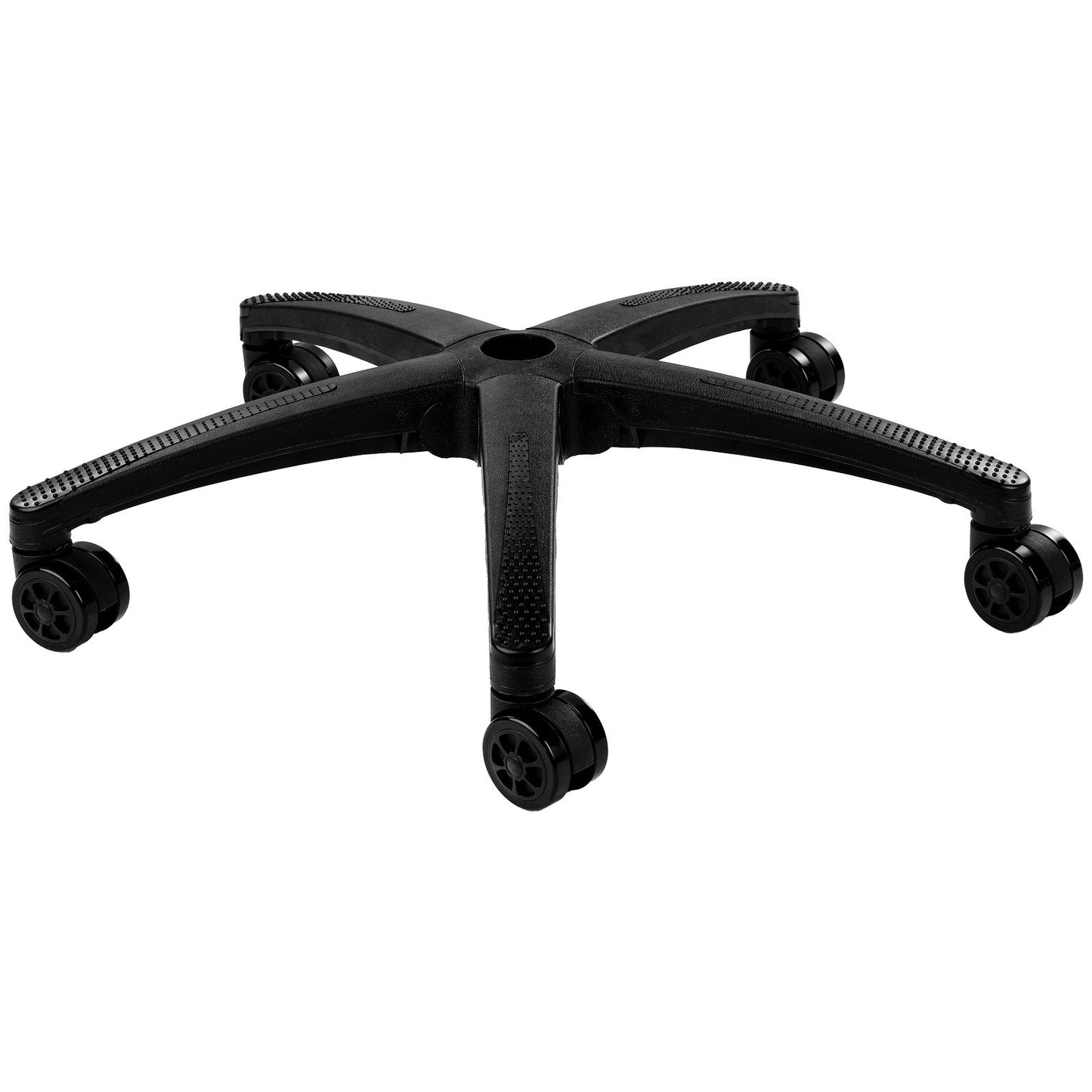 Office Chair Base Replacement, 28", 2500 lbs Static Load Capacity, Heavy Duty Universal Computer Desk Chair Stool Base Part with 5 Casters and Reinforced Legs, Desk Chair Base Replacement, Black