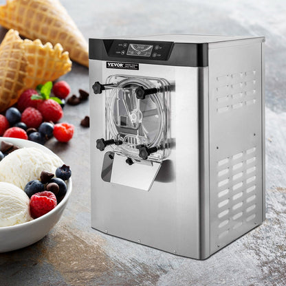 Gewerbliche Eismaschine für Harteis, 3,5–4,4 britische Gallonen/Stunde, Edelstahl