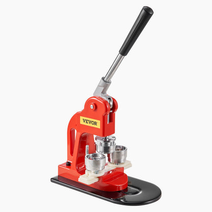 Buttonmaschine, 32-mm-Stanzpresse, Bastelset für Kinder, Anstecknadel-Set mit 500 Buttonteilen, Kreisschneider und Zauberbuch