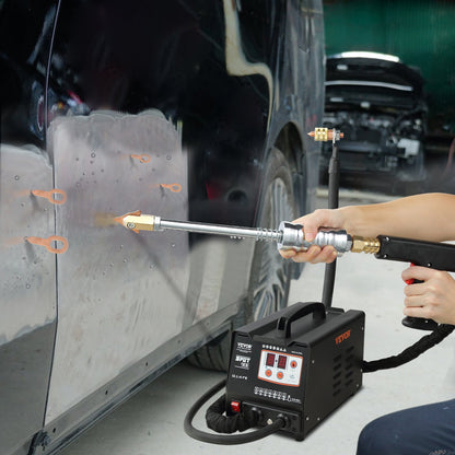 Bolzenschweiß-Ausbeulset, Punktschweißgerät mit Gleithammer-Ausbeulwerkzeug, professionelles Ausbeulset für die Karosseriereparatur
