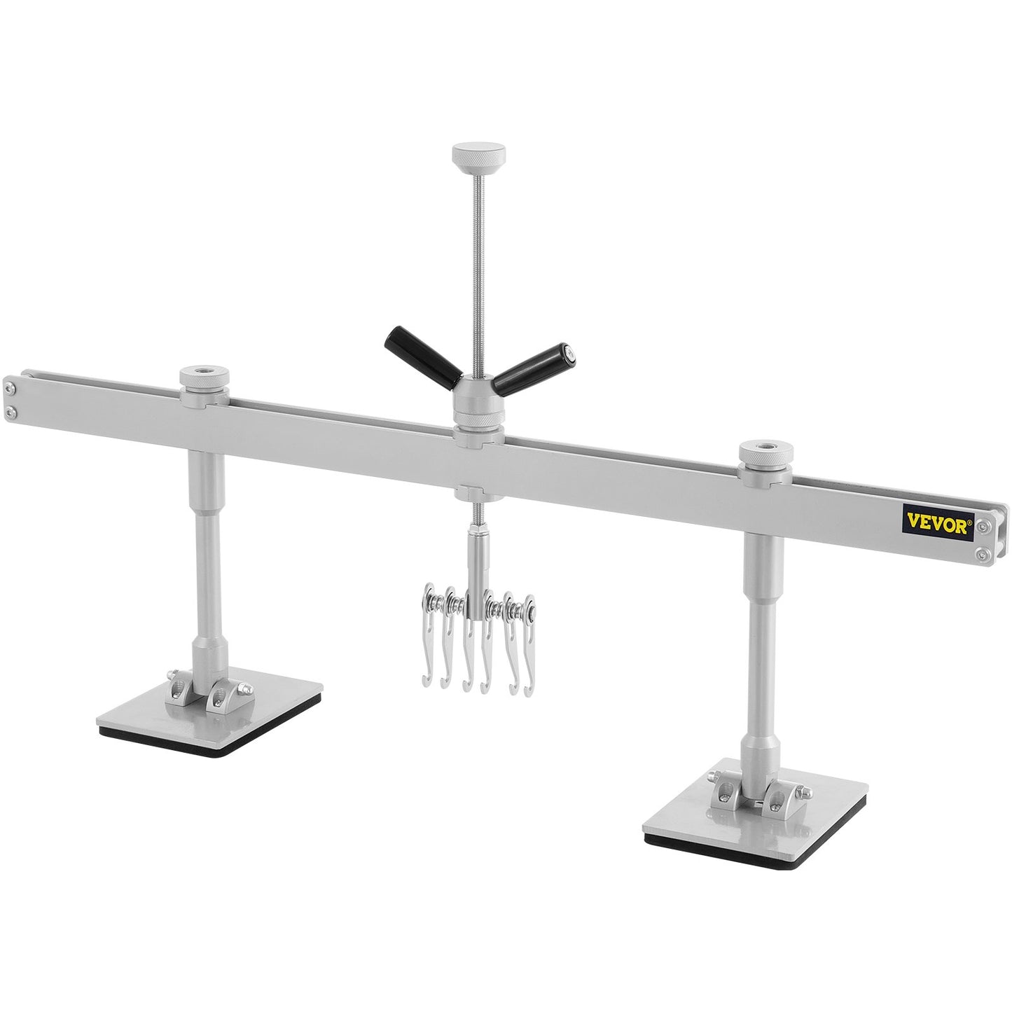 Ausbeulset für Autos, 85 cm Ausbeulhebel mit 6 Klauenhaken, lackschadenfreies Ausbeulset für die Reparatur von Dellen, Türdellen und Hagelschäden an der Karosserie.