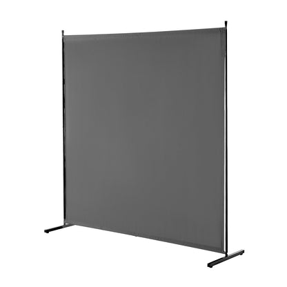Room Divider, Single Panel Room Divider, 6FT Privacy Screen Indoor, Partition Divider for Room Separation, Freestanding Room Divider Panel for Office, Bedroom, Grey