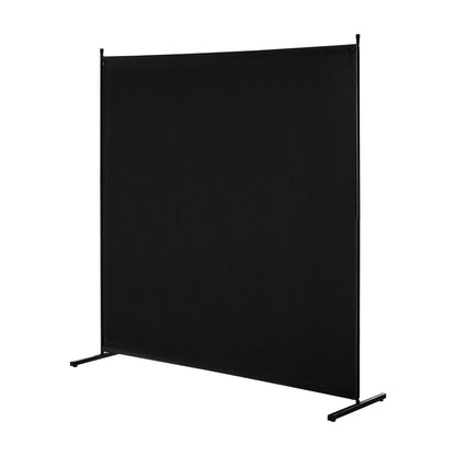 Room Divider, Single Panel Room Divider, 6FT Privacy Screen Indoor, Partition Divider for Room Separation, Freestanding Room Divider Panel for Office, Bedroom, Black