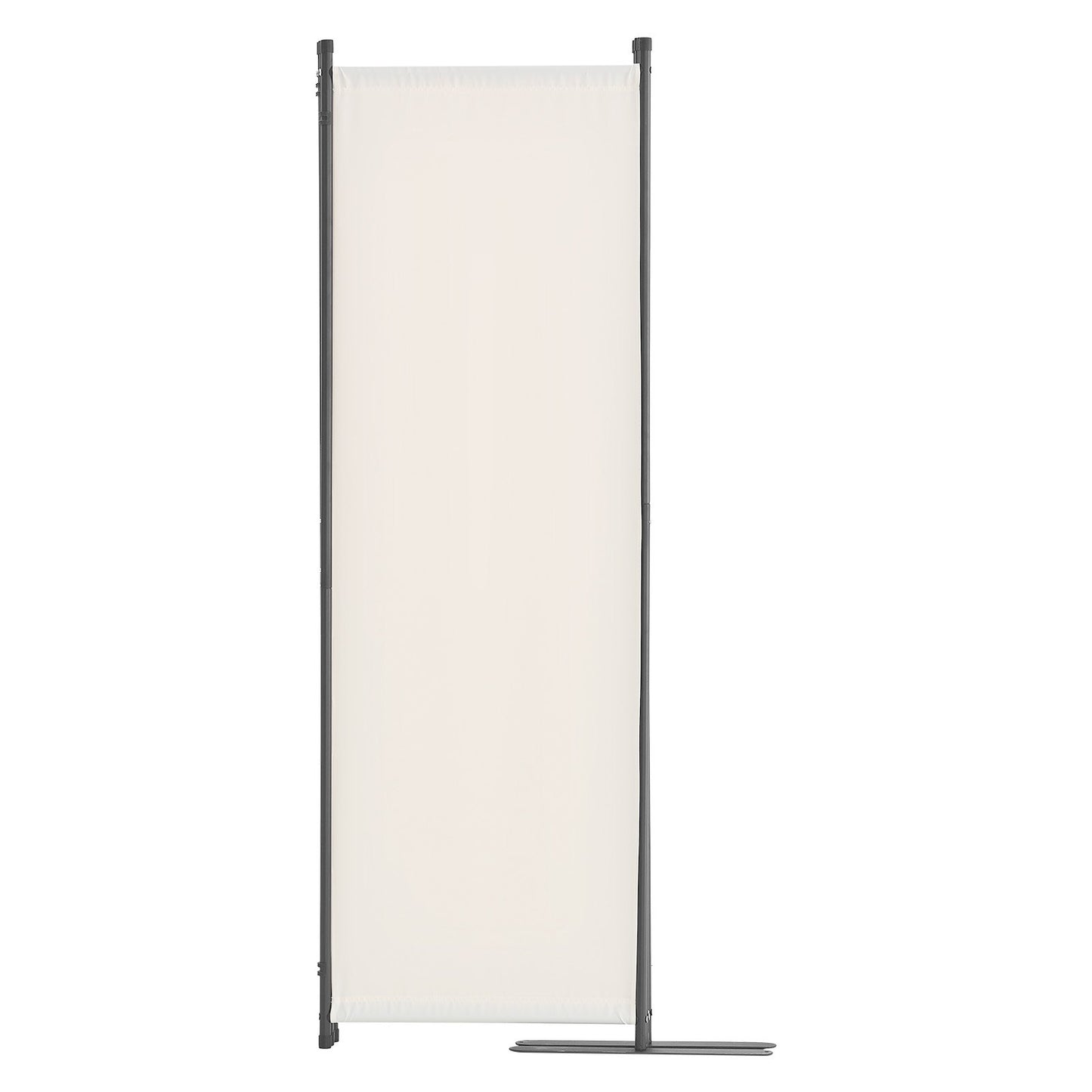 Room Divider, 4 Panel Room Dividers and Folding Privacy Screens, Fabric Partition Room Dividers for Office, Bedroom, Dining Room, Study, Freestanding, White