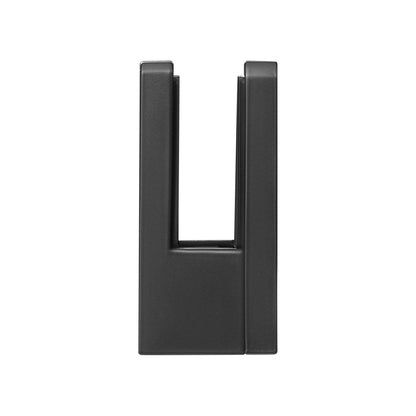 Glass Clamp 40 PCS Square Railing Bracket for 0.31"-0.47" (0.8-1.2cm) Glass Black