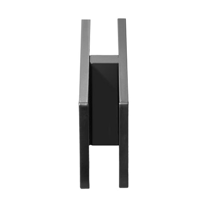 Glass Clamp, 4 PCS Rectangle Glass Railing Bracket for 0.31 "-0.47 " Tempered Glass, 304 Stainless Steel Glass Mounting Clamp, 0.2” Thick Glass Shelf Bracket for Balcony, Garden, Pool, Stair