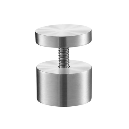 Glass Clamp, 10 PCS Round Glass Railing Bracket for 0.31 "-0.62 " Tempered Glass, 316 Stainless Steel Glass Mounting Clamp, Glass Shelf Bracket for Balcony, Garden, Pool, Stair, Silver