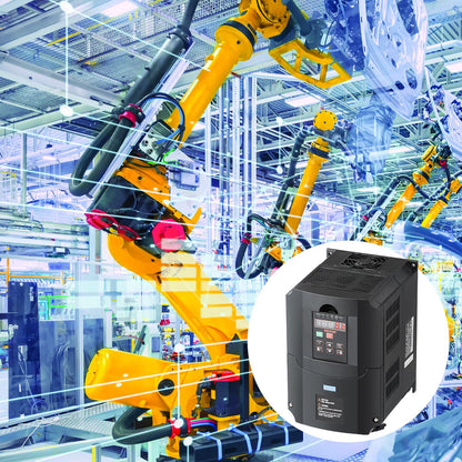 Frequenzumrichter 10 PS, 7,5 kW, 35 A, 1- oder 3-phasiger 220-V-Eingang auf 3-phasigen 220-V-Ausgang, 40–60 Hz Eingang, 0–400 Hz Ausgang, für Spindelmotor-CNC-Drehzahlregelung